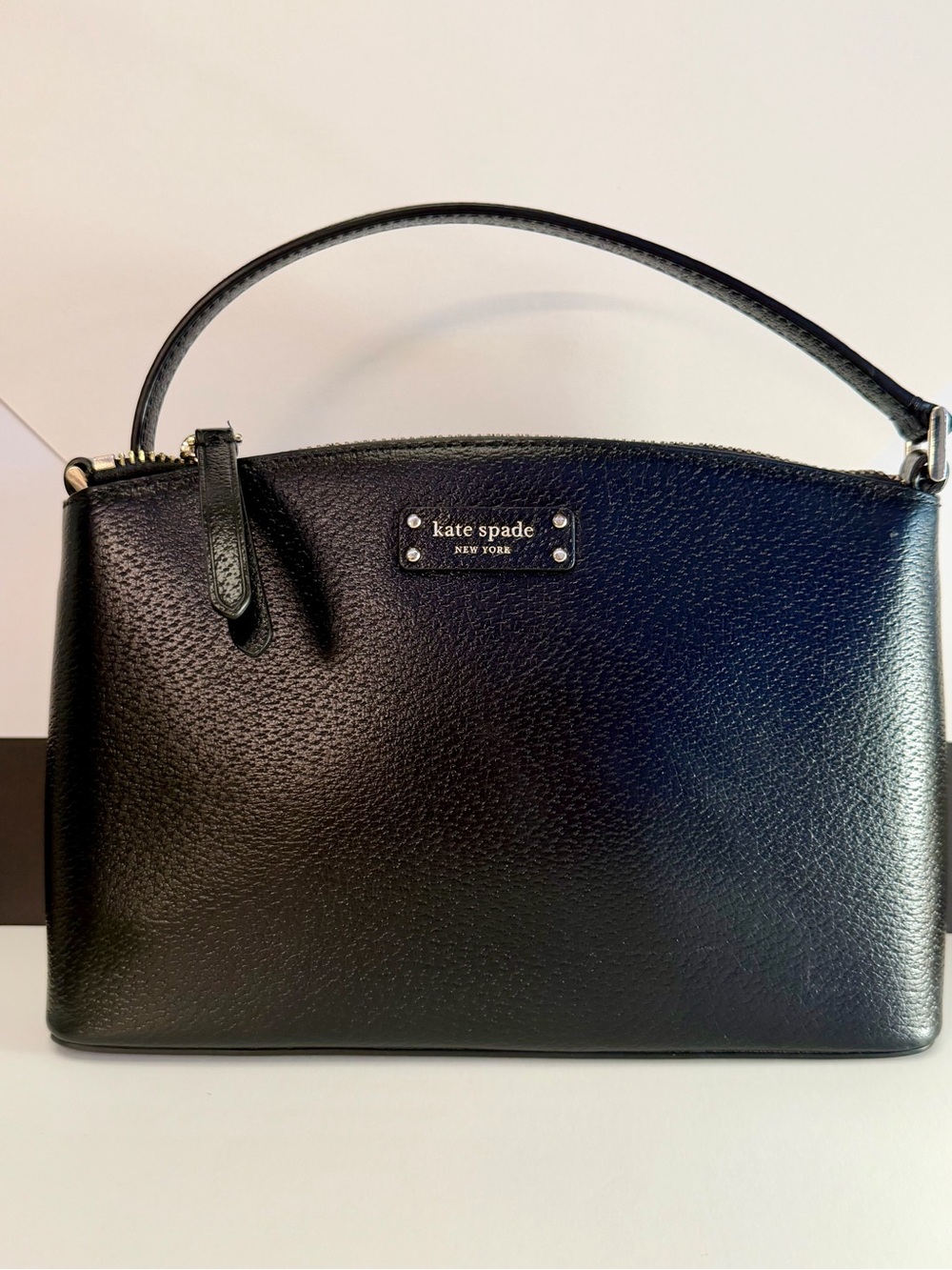 Kate Spade New York Jeanne Small Leather Crossbody | BLACK Pebble Leather